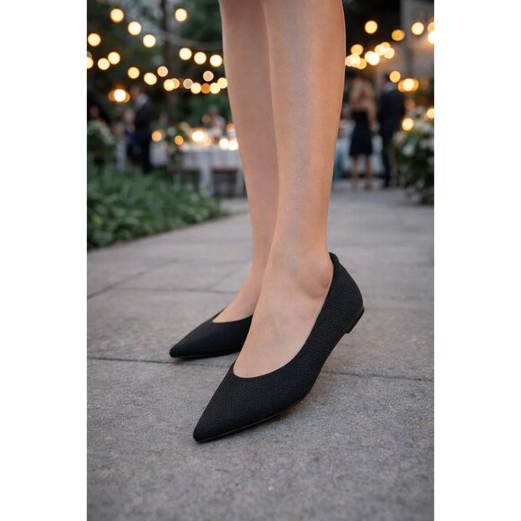 Slocyclub Shoes - Slocyclub Flat Shoes for Women Classic Pointed Toe Slip On Ballet Shoes size 7.5